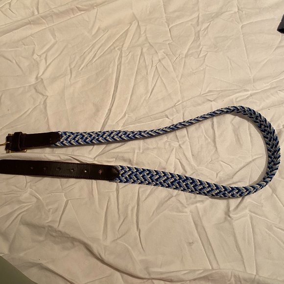 Vineyard Vines Other - SOLD Vineyard Vines Blue Woven Stretch Knit Belt